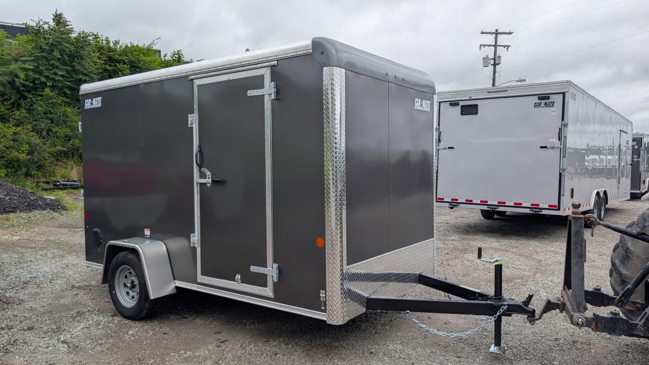 New 2026 Car Mate 6x12 Custom Cargo Trailer w/ Ramp Door