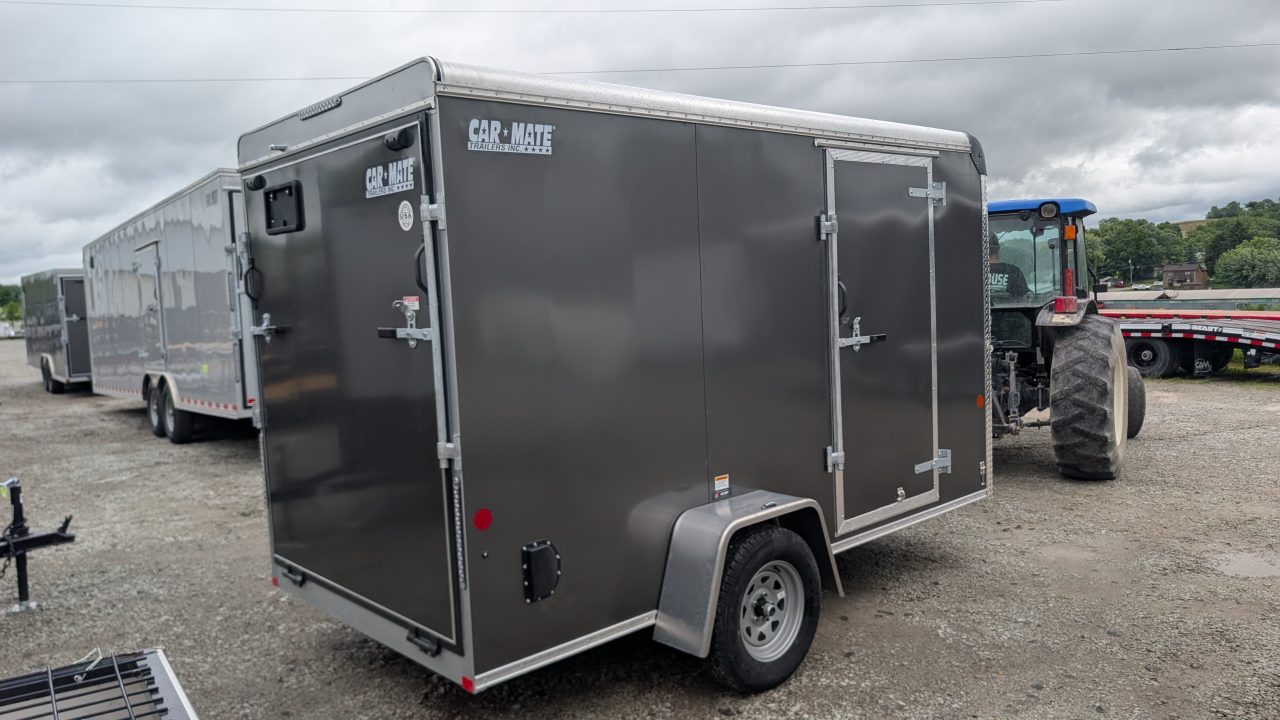 New 2026 Car Mate 6x12 Custom Cargo Trailer w/ Ramp Door