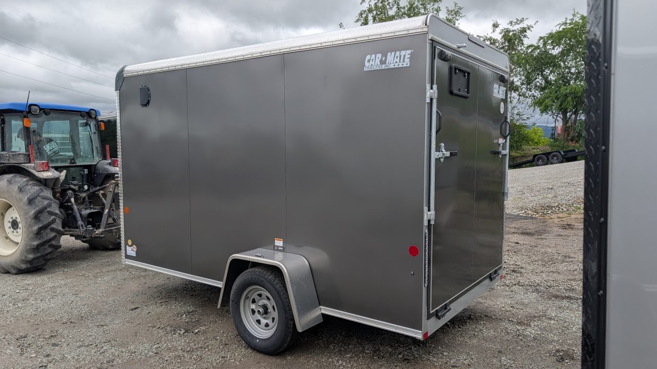 New 2026 Car Mate 6x12 Custom Cargo Trailer w/ Ramp Door