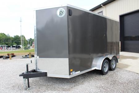 New 2026 Darkhorse Cargo 7' x 14' Enclosed Trailer - Ramp Door - 7' Interior Height - 7000# GVW