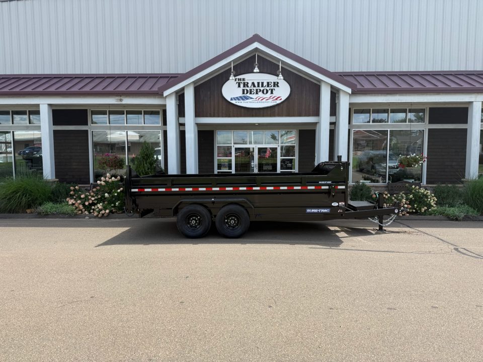 New SURE-TRAC 7' x 16' HEAVY DUTY TELESCOPIC DUMP TRAILER 14K