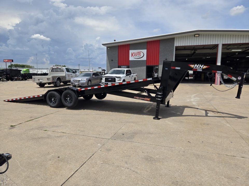 New 2026 H&H Trailers 82x26 Electric Tilt 14K Equipment Trailer