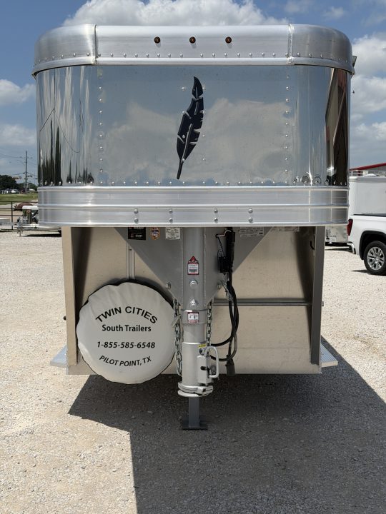 New 2026 Featherlite 24' Gooseneck Stock Trailer