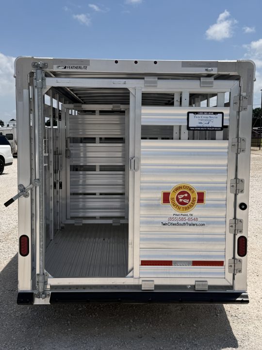 New 2026 Featherlite 24' Gooseneck Stock Trailer