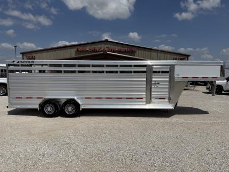 New 2026 Featherlite 24' Gooseneck Stock Trailer
