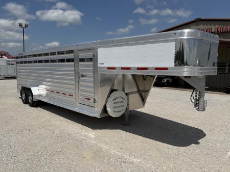 New 2026 Featherlite 24' Gooseneck Stock Trailer