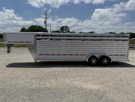 New 2026 Featherlite 24' Gooseneck Stock Trailer