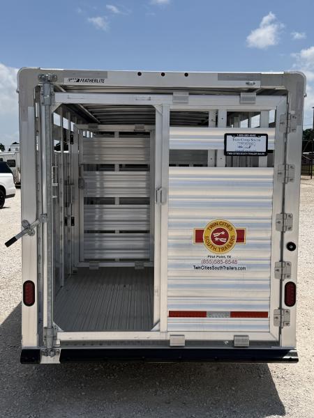New 2026 Featherlite 24' Gooseneck Stock Trailer