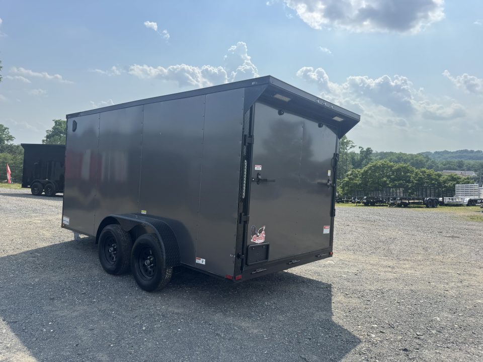 New 2026 Quality Cargo 7X14TA Cargo / Enclosed Trailer *CHARCOAL W/ BLK