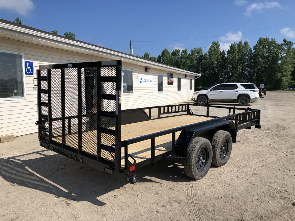 New 2026 Load Trail 83X16 W/ ATV SIDES Landscape Trailer