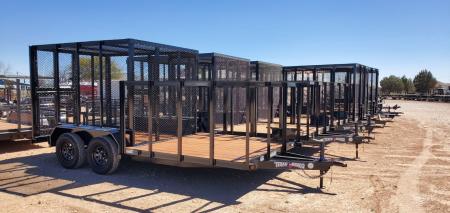 New 2026 Texas Bragg Trailers 77x16x6 PPTT Trash