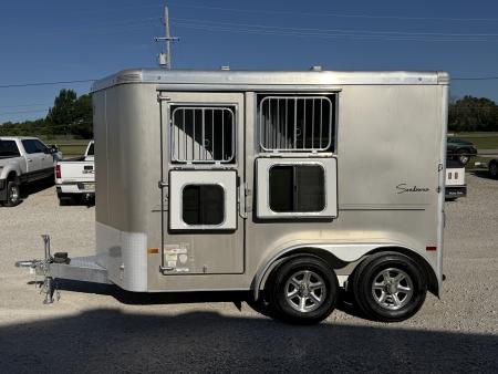 Used 2017 Sundowner 2 Horse Bumper Pull Trailer