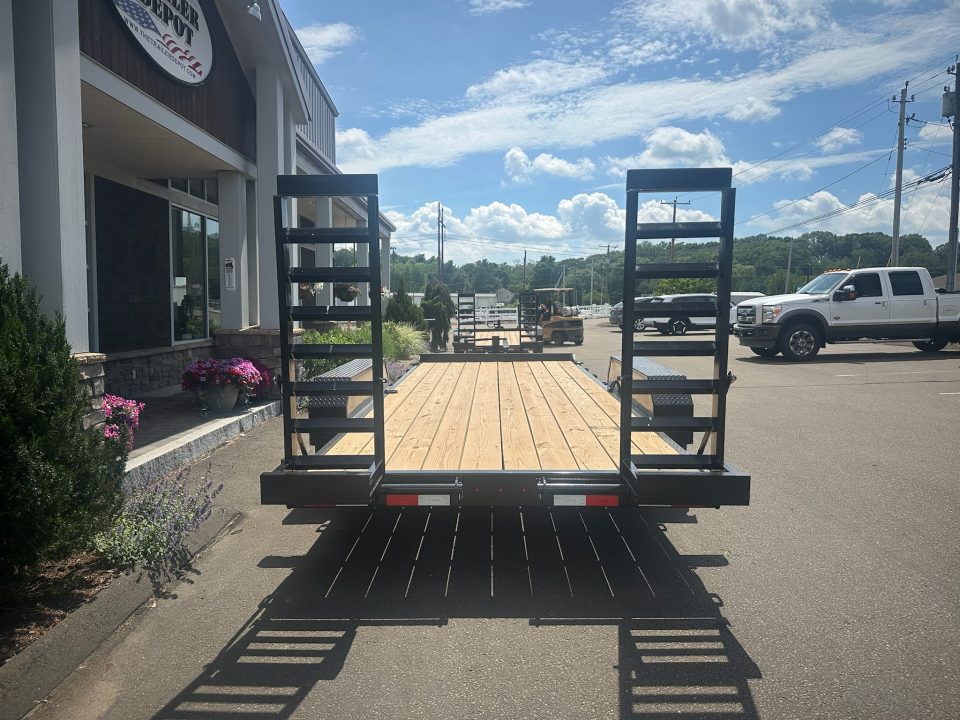 New CAM SUPERLINE 7' X 18' CHANNEL FRAME EQUIPMENT TRAILER 15.4K