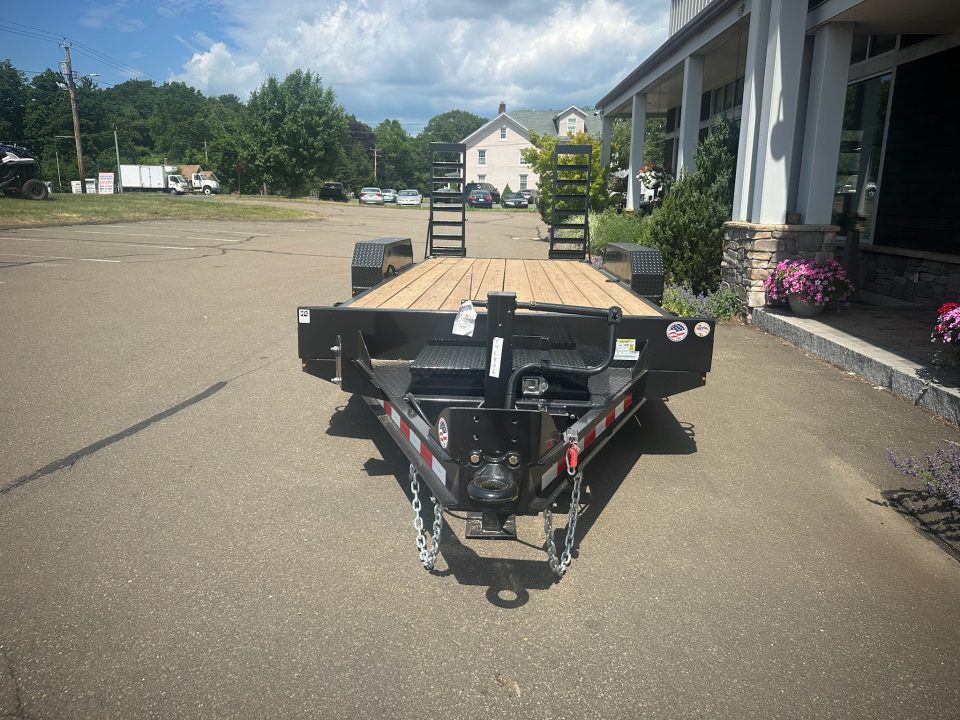 New CAM SUPERLINE 7' X 18' CHANNEL FRAME EQUIPMENT TRAILER 15.4K