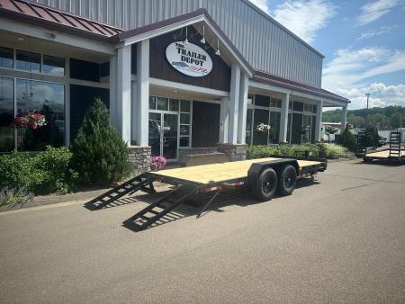 New CAM SUPERLINE 7' X 18' CHANNEL FRAME EQUIPMENT TRAILER 15.4K