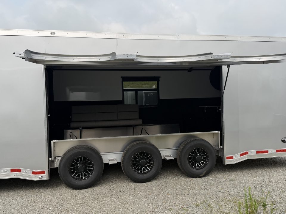 New 2027 ATC 8.5 x 32' RM550 "LifeTrac" Aluminum Car Hauler w/ LQ - GET THIS FIRST MODEL!!!