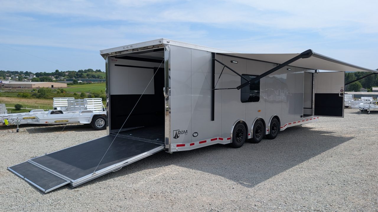 New 2027 ATC 8.5 x 32' RM550 "LifeTrac" Aluminum Car Hauler w/ LQ - GET THIS FIRST MODEL!!!