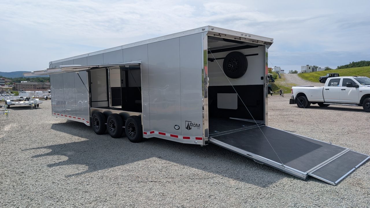 New 2027 ATC 8.5 x 32' RM550 "LifeTrac" Aluminum Car Hauler w/ LQ - GET THIS FIRST MODEL!!!