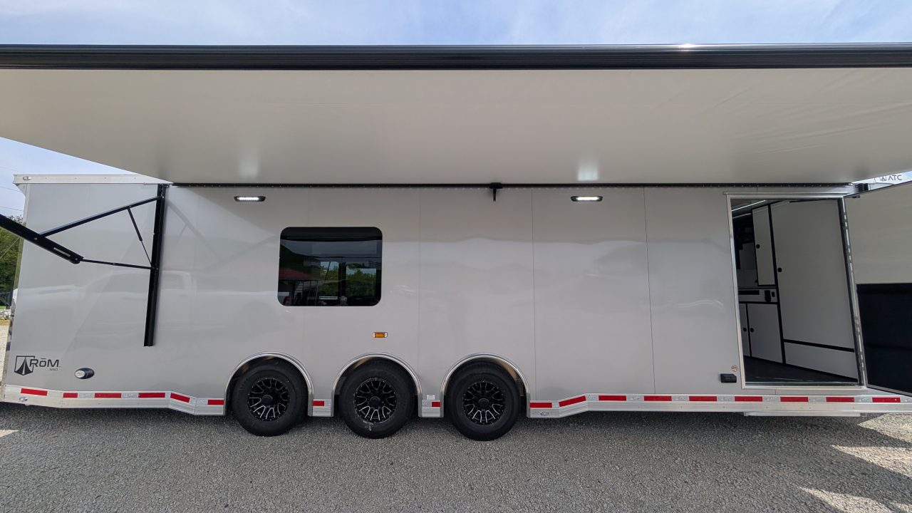 New 2027 ATC 8.5 x 32' RM550 "LifeTrac" Aluminum Car Hauler w/ LQ - GET THIS FIRST MODEL!!!
