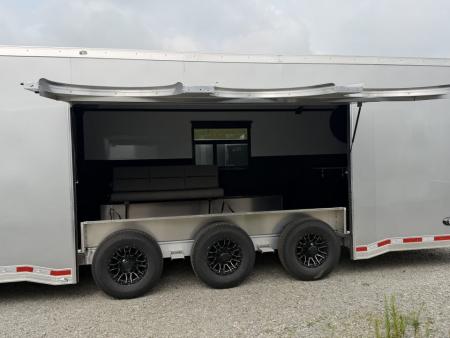 New 2027 ATC 8.5 x 32' RM550 "LifeTrac" Aluminum Car Hauler w/ LQ - GET THIS FIRST MODEL!!!