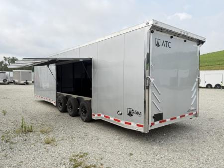New 2027 ATC 8.5 x 32' RM550 "LifeTrac" Aluminum Car Hauler w/ LQ - GET THIS FIRST MODEL!!!