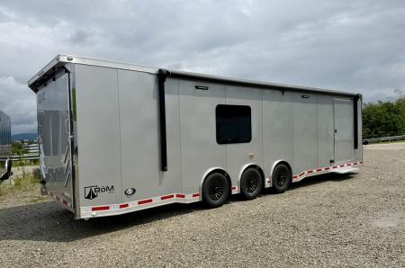 New 2027 ATC 8.5 x 32' RM550 "LifeTrac" Aluminum Car Hauler w/ LQ - GET THIS FIRST MODEL!!!