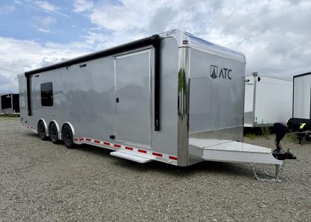 New 2027 ATC 8.5 x 32' RM550  LifeTrac  Aluminum Car Hauler w/ LQ - GET THIS FIRST MODEL!!!