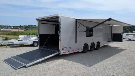 New 2027 ATC 8.5 x 32' RM550  LifeTrac  Aluminum Car Hauler w/ LQ - GET THIS FIRST MODEL!!!