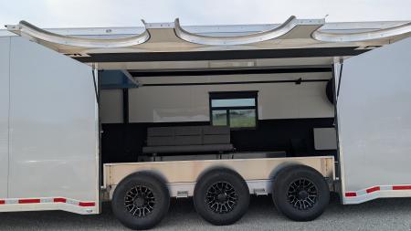 New 2027 ATC 8.5 x 32' RM550 "LifeTrac" Aluminum Car Hauler w/ LQ - GET THIS FIRST MODEL!!!
