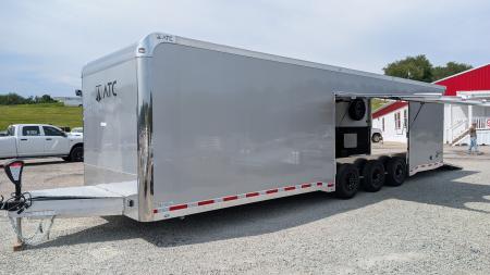 New 2027 ATC 8.5 x 32' RM550 "LifeTrac" Aluminum Car Hauler w/ LQ - GET THIS FIRST MODEL!!!
