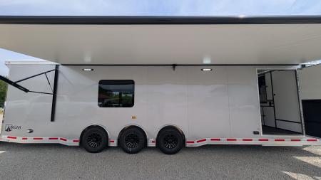 New 2027 ATC 8.5 x 32' RM550 "LifeTrac" Aluminum Car Hauler w/ LQ - GET THIS FIRST MODEL!!!
