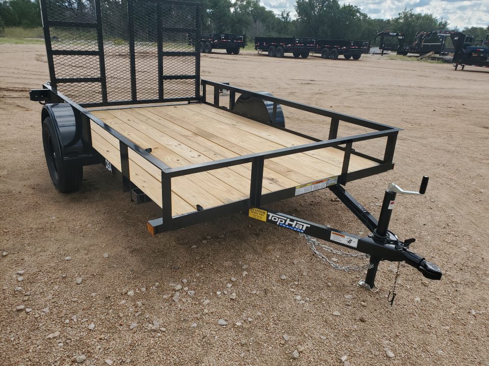 New 2026 Top Hat Trailers DSA4 Utility Trailer