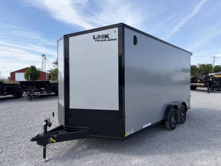 New 2026 LOOK TRAILERS K-SE9016-070 (7.5' X16') 7K V-Nose Cargo / Enclosed Trailer