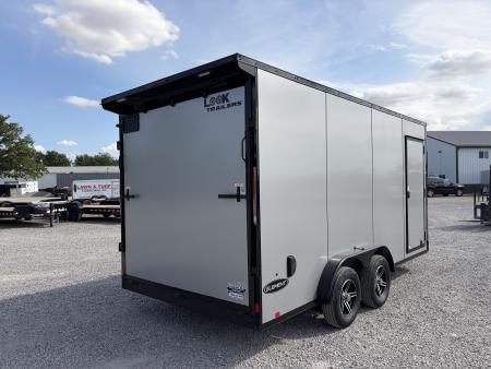 New 2026 LOOK TRAILERS K-SE9016-070 (7.5' X16') 7K V-Nose Cargo / Enclosed Trailer