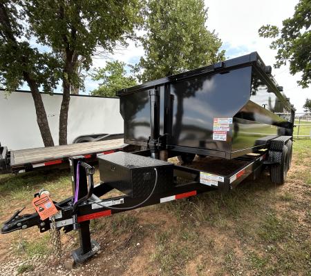 New 2026 Texas Pride Trailers Bumper Pull 7x14x3 Tandem Axles Dump Trailer-UPGRADES!!