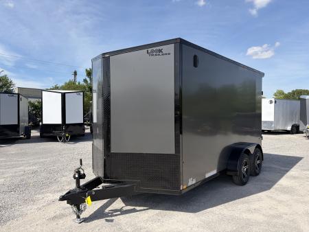 New 2026 LOOK TRAILERS K-SE8414-070 (7' X 14') 7K V-Nose Cargo / Enclosed Trailer