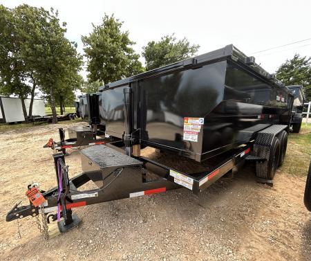 New 2026 Texas Pride Trailers Bumper Pull 7x14x3 Tandem Axles-8K- Dump Trailer-UOGRADES!!