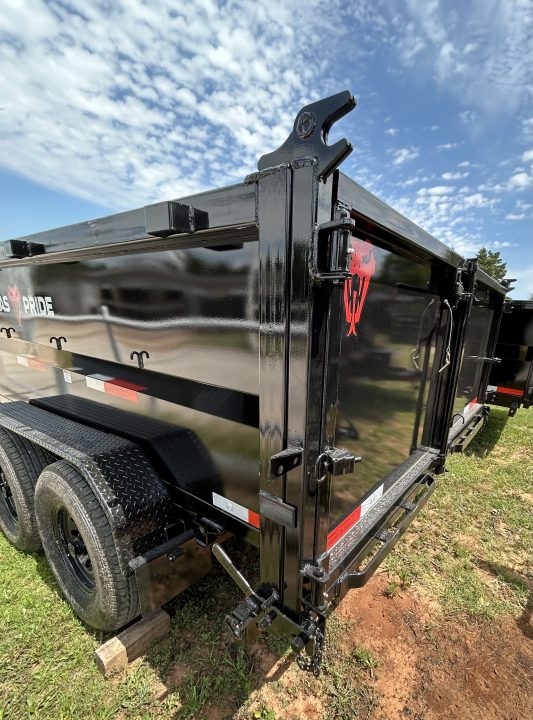 New 2026 Texas Pride Trailers Bumper Pull 7x14x3 Tandem Axle-8K Axle- Dump Trailer-UPGRADES!!
