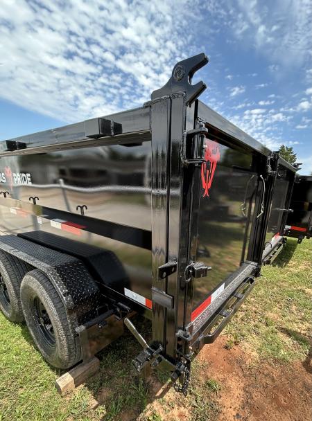 New 2026 Texas Pride Trailers Bumper Pull 7x14x3 Tandem Axle-8K Axle- Dump Trailer-UPGRADES!!