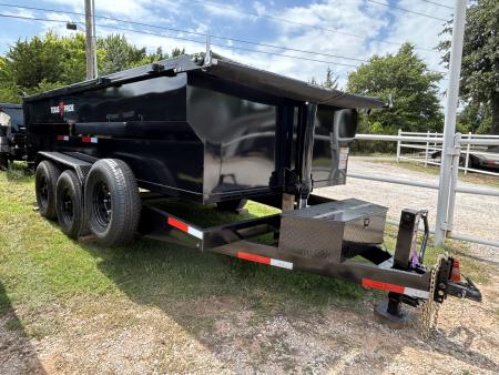 New 2026 Texas Pride Trailers Bumper Pull 7x14x3 Tandem Axle-8K Axle- Dump Trailer-UPGRADES!!