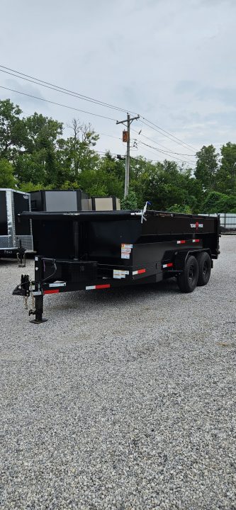 New 2026 Texas Pride Trailers Bumper Pull 7x14x3 Tandem Axle-8K Axles- Dump Trailer-UPGRADES!!