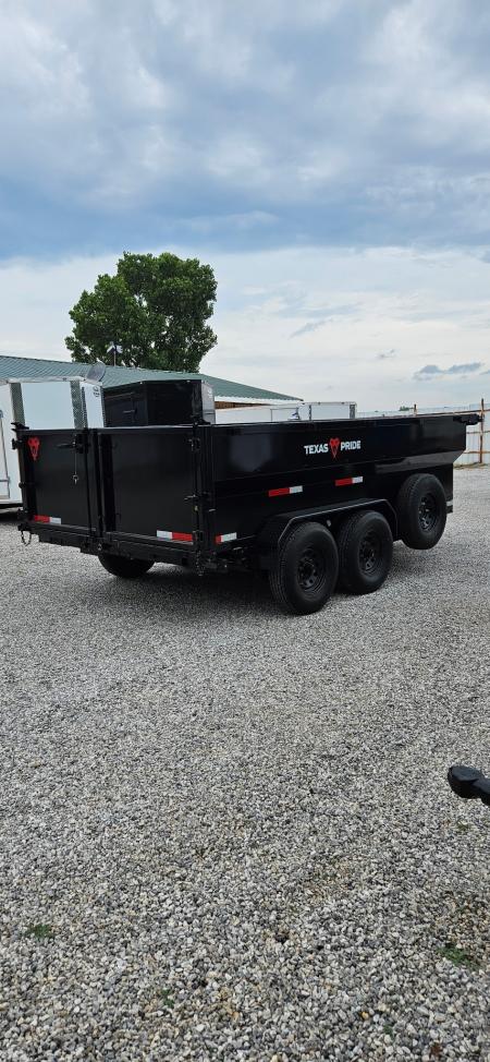 New 2026 Texas Pride Trailers Bumper Pull 7x14x3 Tandem Axle-8K Axles- Dump Trailer-UPGRADES!!
