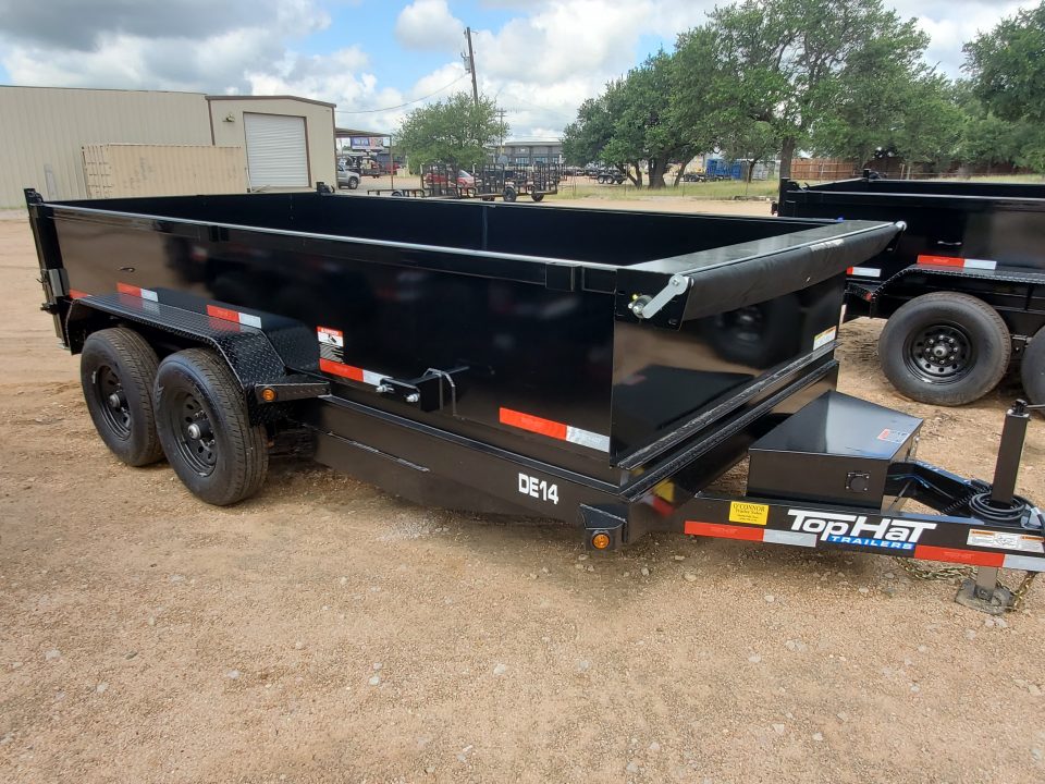 New 2026 Top Hat Trailers DE143 Dump Trailer