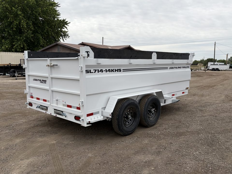 New 2026 Southland 7x14 14k High Side Dump Trailer