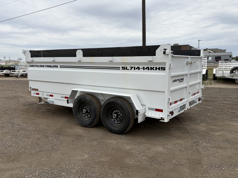 New 2026 Southland 7x14 14k High Side Dump Trailer