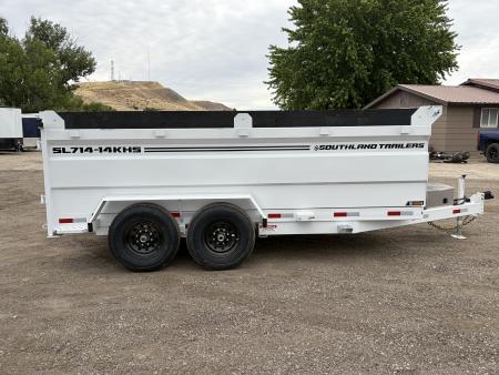 New 2026 Southland 7x14 14k High Side Dump Trailer
