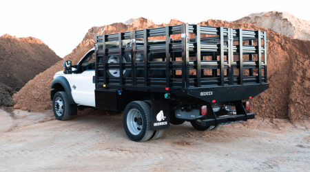 New 2027 Bedrock LIMESTONE FLATBED 10'X97 X34  W/STAKE SIDE AND REAR PANELS Truck Bed