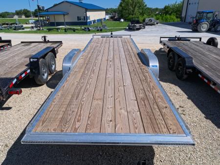Used 2026 H&H Trailers 82 x 24 Aluminum Electric Tilt Speed Loader Car Hauler, 14K GVWR, with 12k Dropleg Jack