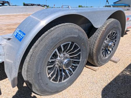 Used 2026 H&H Trailers 82 x 24 Aluminum Electric Tilt Speed Loader Car Hauler, 14K GVWR, with 12k Dropleg Jack