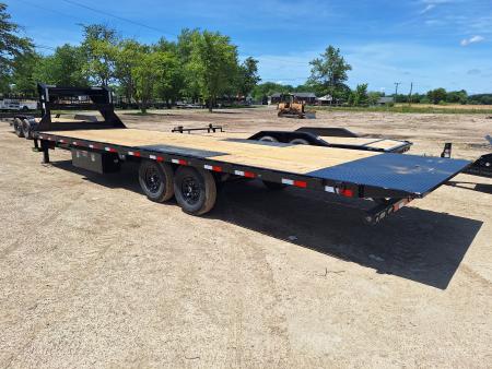 New 2026 Load Trail 102x28 Full Deck Power Tilt Gooseneck Trailer